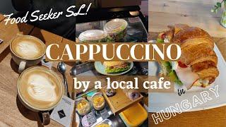 Making of Cappuccino in a Local Cafe-Budapest Hungary | Food Seeker SriLanka