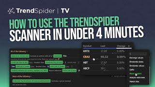 How to Use the TrendSpider Scanner in Under Four Minutes