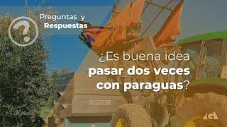 ¿Es buena idea pasar dos veces con paraguas?