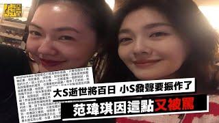 大S逝世將百日 小S發聲要振作了 范瑋琪因這點又被罵