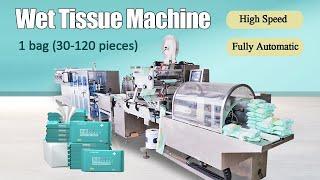 Wet Tissue Machine | Baby Wet Wipes Making Machine (30-120pcs/bag)