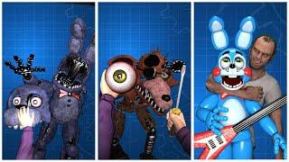 Animatronics Become Friends And Counter Jumpscare | SFM/FNAF Animation