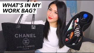 What's In My Work Bag? (Chanel Deauville Tote)