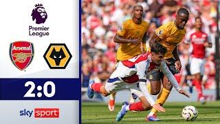 King Kai köpft Gunners zum Sieg! | Arsenal - Wolverhampton Wanderers | Highlights - Premier League