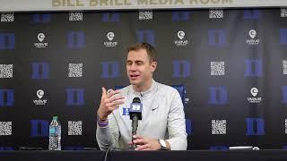 Jon Scheyer Duke vs Wake Forest Postgame Press Conference