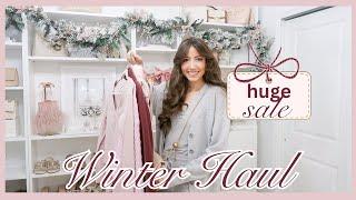 Huge Aritzia Winter Sale Haul! 20-50% off Winter Capsule Wardrobe Finds!