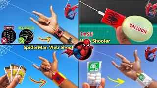 7 best Spiderman web shooter , how to make SPIDERMAN WEB SHOOTER , rubberband powered , MARVEL toy