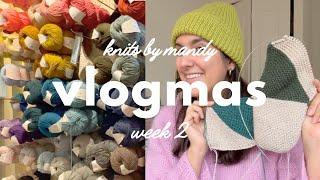 a week in my (knitting) life in washington, dc | vlogmas week 2