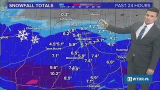 10 p.m. update on winter snow storm in Indiana | Weather Impact Alert