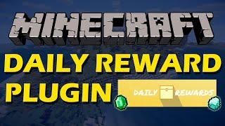 Reward your players for logging on in Minecraft with Daily Rewards Plugin