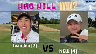 Match #1 Ivan Jen V New battling out at Glenmarie Golf & Country Club.