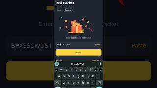 NEW Red packet code Binance #binance #binanceredpacketcodetoday #giveaways #crypto