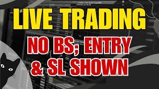 Live Forex Trading: Entries, Stop Loss, and Take Profit Shown – No BS!