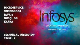 INFOSYS | Java microservice spring boot real time interview