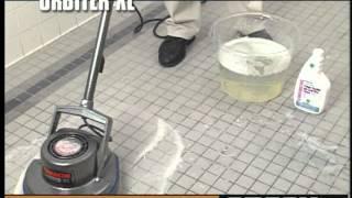 Oreck Commercial Orbiter Floor Machine Porcelain, Ceramic Tile & Grout Cleaning