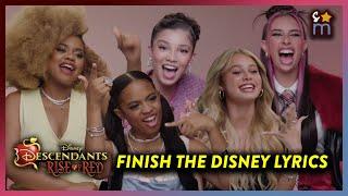 Finish the Disney Channel Lyrics Challenge with the Descendants: The Rise of Red Cast