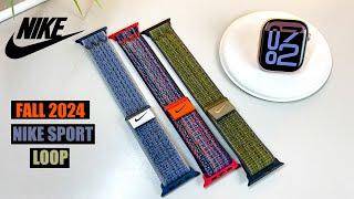 NEW 2024 Nike Sport Loop Bands for Apple Watch Series 10 / Ultra 2 (ALL COLORS) Review & [Hands-On]