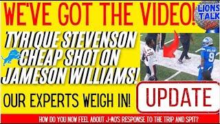 WE'VE GOT THE VIDEO! TRYRIQUE STEVENSON'S TRIP AND SPIT AT JAMESON WILLIAMS THANKSGIVING DAY GAME!