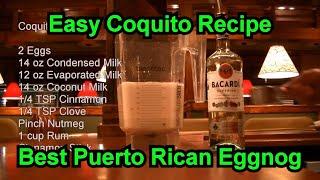 Coquito Eggnog Best Easy Coquito Recipe Puerto Rican Eggnog Home Made Christmas Eggnog Recipe