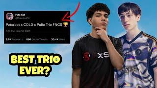 Peterbot Playing With COLD For Trios.. | All NEW + CONFIRMED TRIOS!