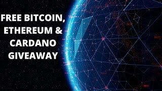 WELCOME TO CRYPTO TRO : BTC ETHEREUM CARDANO GIVEAWAY !!!