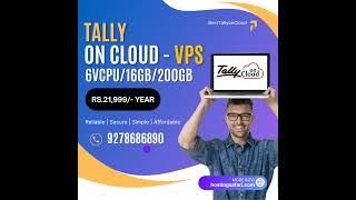 Best Tally VPS deal 6core /16gb ram /200 gb storage limited time offer #tallyoncloud #tallyprime