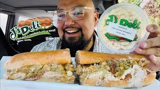 The GOBBLER Thanksgiving Dinner Sub  J’s Deli #LocalLove Woonsocket, RI