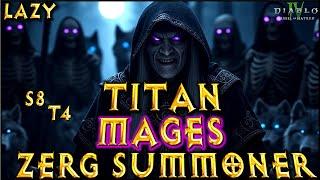 S8 LAZY TITAN MAGES ZERG Summoner ! Necromancer Build Diablo 4 VoH