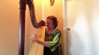 Celtic harp, The Chanter.Lyon and Healy lever harp.