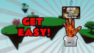 How To Get Meteor Glove! Roblox Slap Battles