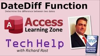 Microsoft Access Number of Days Between Two Dates - DATEDIFF Function - Date Difference - TechHelp
