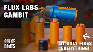 A 40-MAX foam dart blaster is finally on the shop! | Flux Labs Gambit LAUNCH