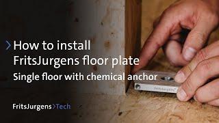 Single floor with chemical anchor - FritsJurgens floor plate installation videos