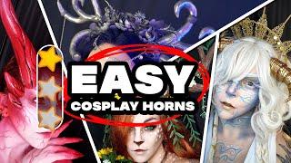 3 Quick and Easy Ways to make Horns