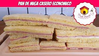 Receta PAN DE MIGA para sándwiches de miga FACILES Y ECONOMICOS