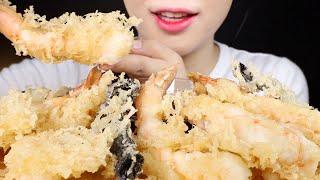 ASMR Shrimp Tempura and Fried Seaweed | Crunchy Fried Foods | Eating Sounds Mukbang