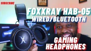 FOXXRAY HAB 05 wired/bluetooth gaming headphones.