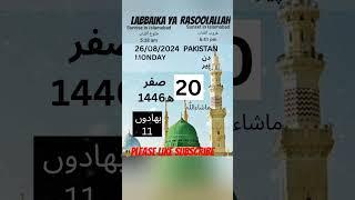 Islamic Calendar hijri date today chand ki tarikh #Shorts#youtube #viralshorts #trending #ytshorts