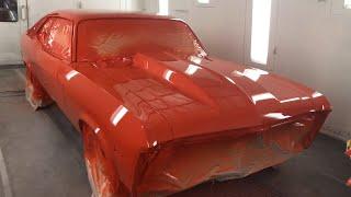 1972 Chevy Nova Gets Paint