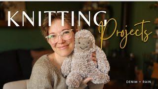 I knit the CUTEST thing | Knitting a Cardigan | Looking for some yarn | Knitting Podcast | Knit Vlog