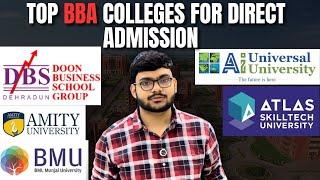 Top BBA Colleges in India Offering Direct Admission   No Entrance Exam Needed