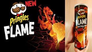 NEW PRINGLES FLAVOR: FLAME Extra Hot Cheese & Chilli Unboxing