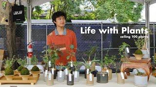 My First Market | selling 100 plants, market prep, setting up my booth