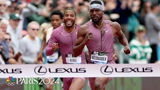 Kenny Bednarek rallies from awkward start to claim Prefontaine 200m (with interview) | NBC Sports