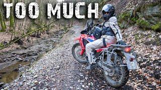 We tried to conquer a wild valley on our Honda CRF300 Rally