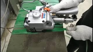 PP packing strap use pheumatic packing machine