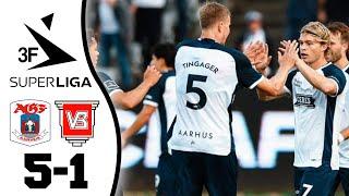 AGF - Vejle 5-1 3F Superliga Highlights