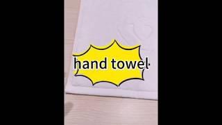 100% cotton luxury hotel towel hand towel face towel bath towel customize with logo