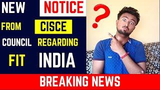 ICSE/ISC 2020 | New Notice from CISCE regarding FIT INDIA ACTIVE for ICSE students| Breaking News