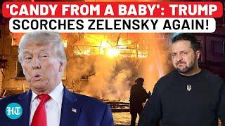 Trump Goes Full Drama on Zelensky Over US Aid, Weapons With 'He Took Money Like Candy from a Baby'